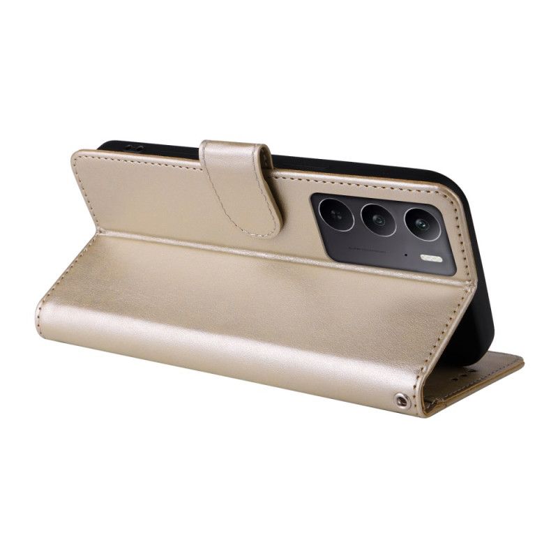 Flip Cover Realme C71 Sommerfugle Og Blomster