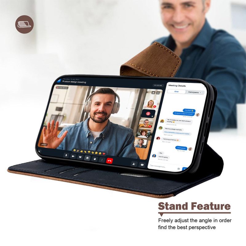 Flip Cover Realme C71 Vintage Rfid-pung