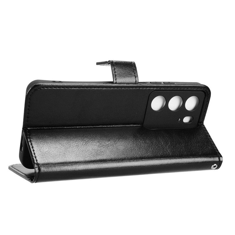 Flip Cover Til Realme C71 Prangende Kunstlæder