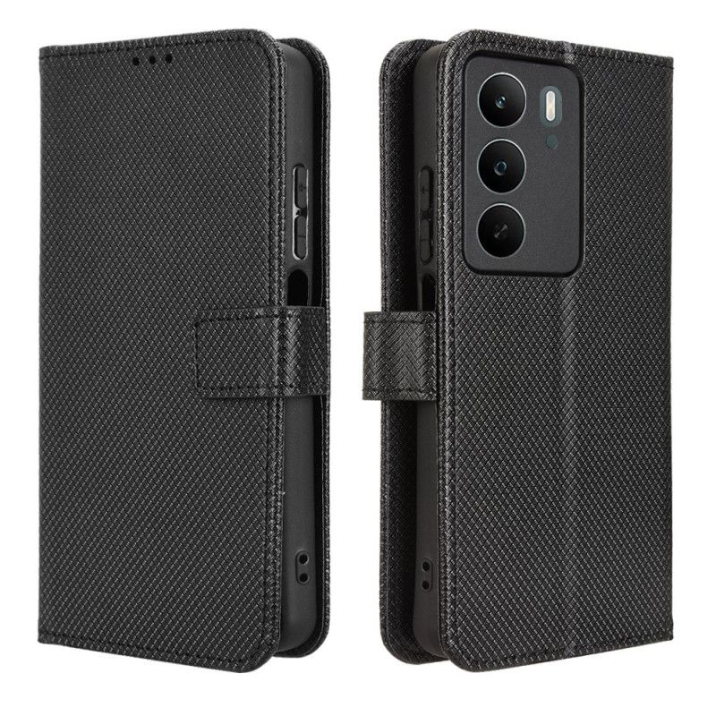 Læder Cover Realme C71 Telefon Etui Diamanttekstur