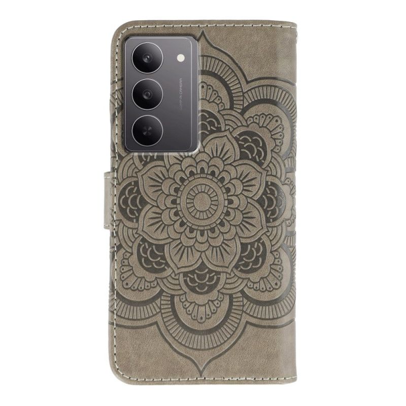 Læder Cover Realme C71 Telefon Etui Mandala-mønster