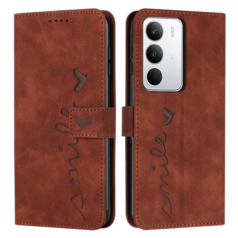 Læder Cover Realme C71 Telefon Etui Smil