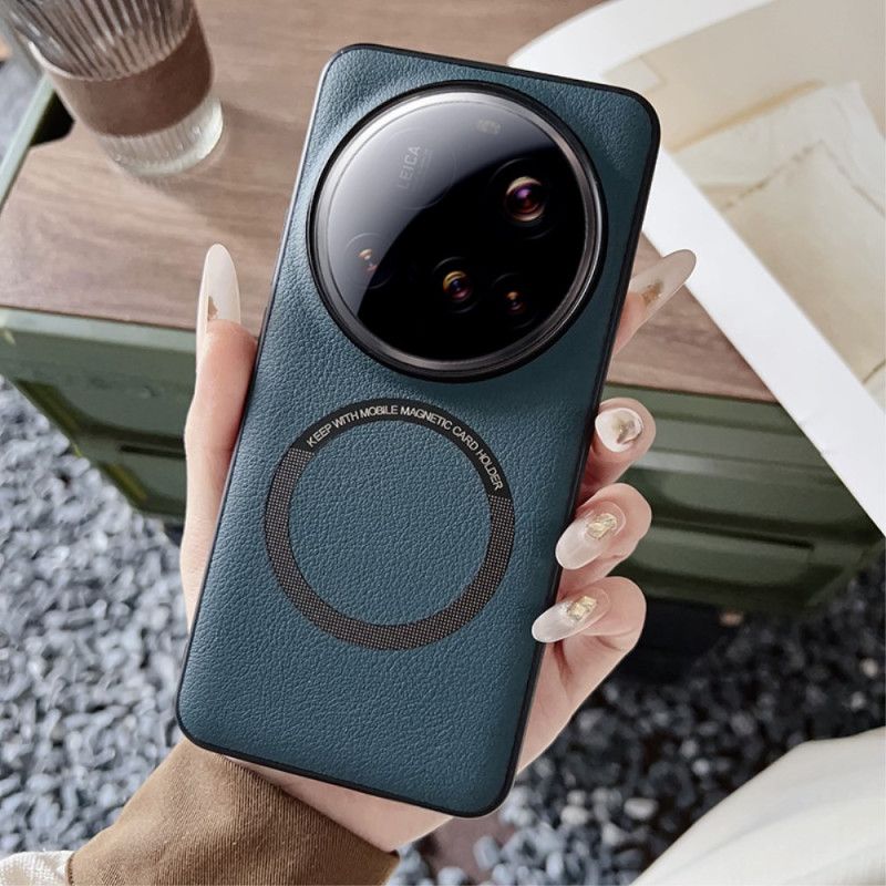Cover Xiaomi 15 Ultra Kompatibel Med Magsafe-lædereffekt