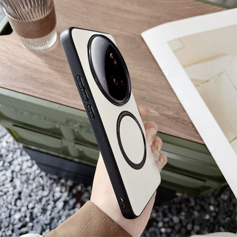 Cover Xiaomi 15 Ultra Kompatibel Med Magsafe-lædereffekt
