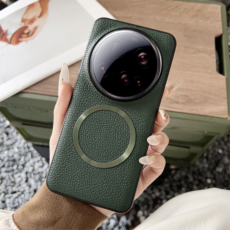 Cover Xiaomi 15 Ultra Kompatibel Med Magsafe-lychee-lædereffekt