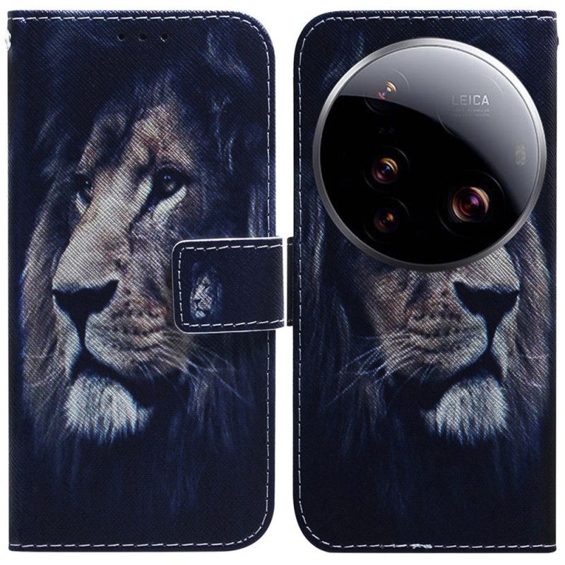 Flip Cover Til Xiaomi 15 Ultra Drømmende Løve