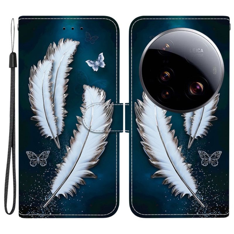 Flip Cover Til Xiaomi 15 Ultra Fjer