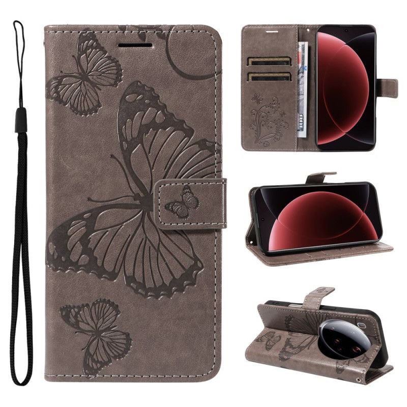 Flip Cover Til Xiaomi 15 Ultra Kæmpesommerfugle