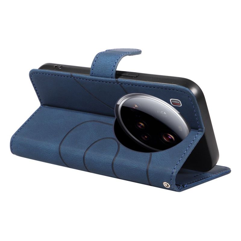 Flip Cover Xiaomi 15 Ultra Bølgede Linjer