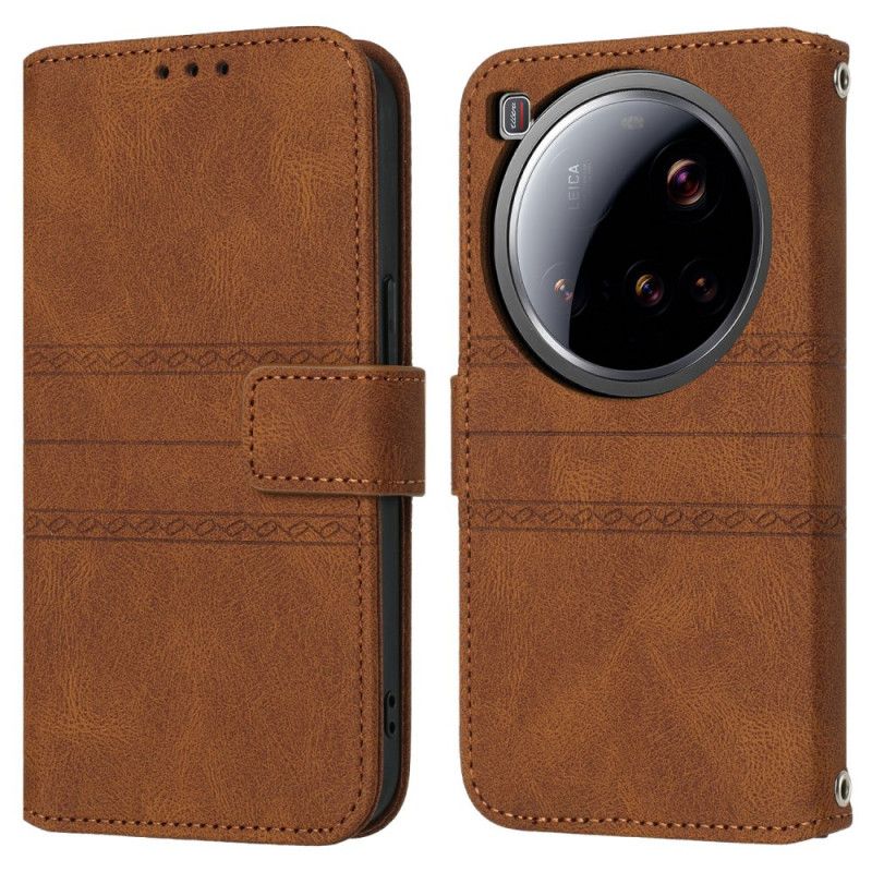 Flip Cover Xiaomi 15 Ultra Dobbelt Frise