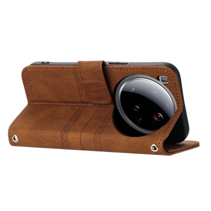 Flip Cover Xiaomi 15 Ultra Dobbelt Frise