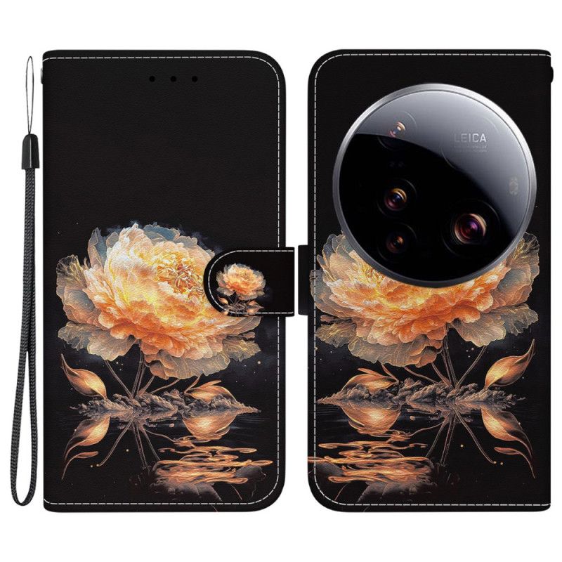 Flip Cover Xiaomi 15 Ultra Gylden Pæon