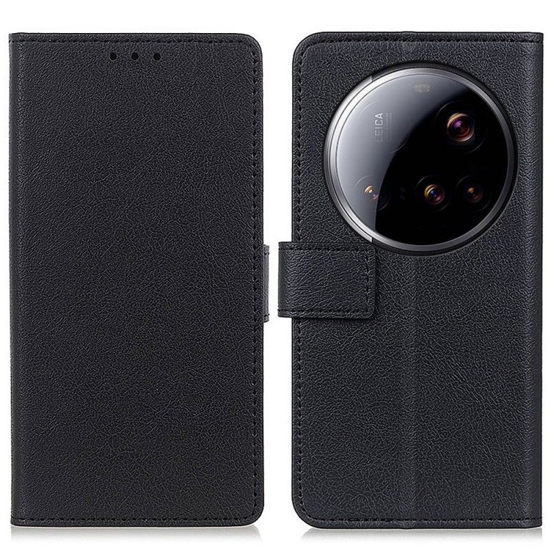 Flip Cover Xiaomi 15 Ultra Klassisk Sort
