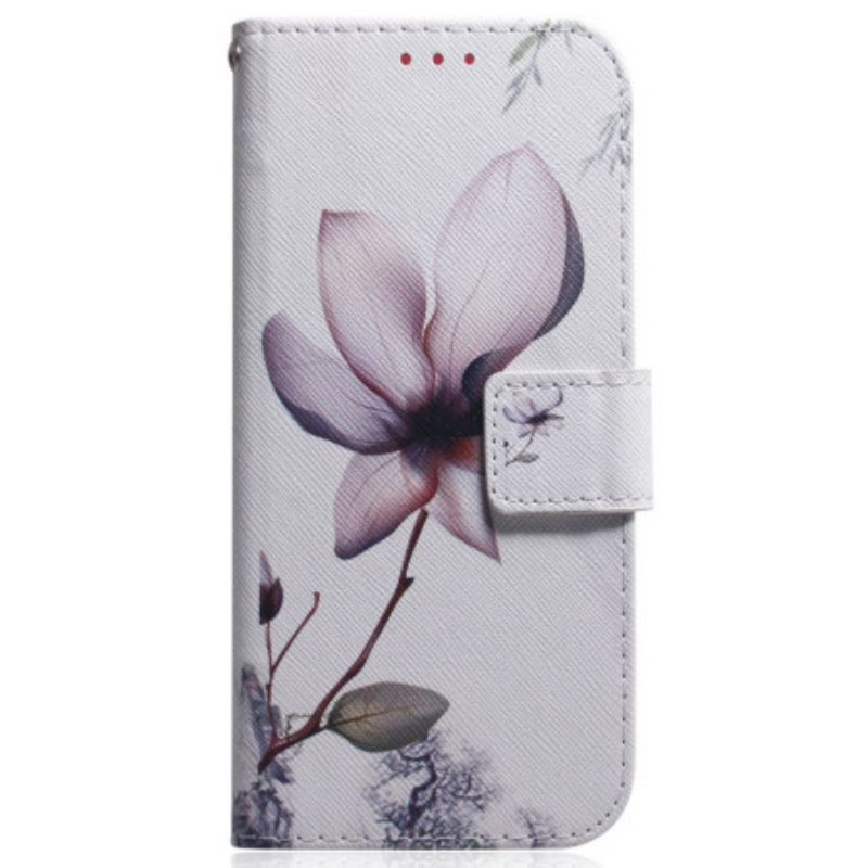 Flip Cover Xiaomi 15 Ultra Lyserød Blomst