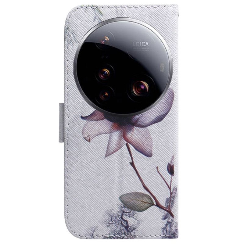 Flip Cover Xiaomi 15 Ultra Lyserød Blomst