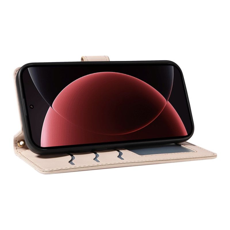 Flip Cover Xiaomi 15 Ultra Polstret Med Rem Og Skulderrem