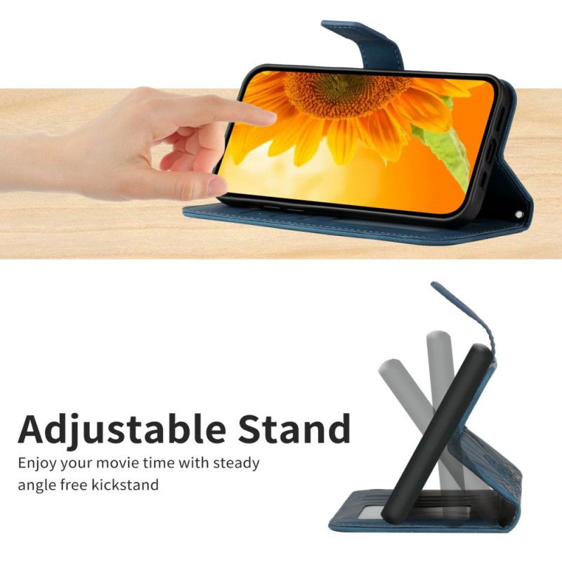 Flip Cover Xiaomi 15 Ultra Solsikkeprint Med Rem