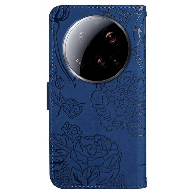 Flip Cover Xiaomi 15 Ultra Sommerfugleprint-rem