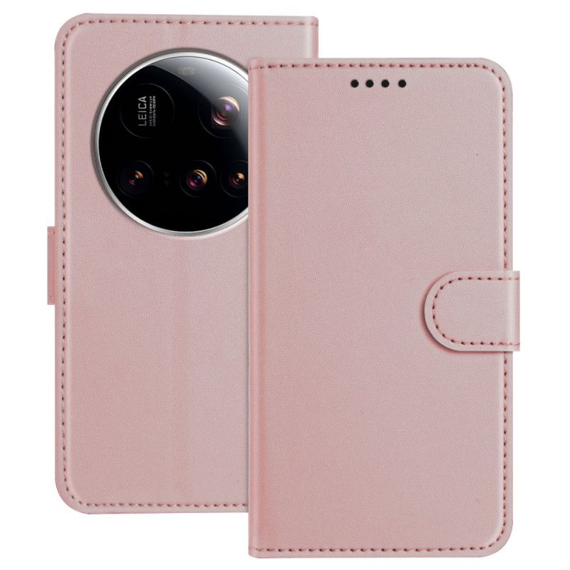 Læder Cover Xiaomi 15 Ultra Monokrom