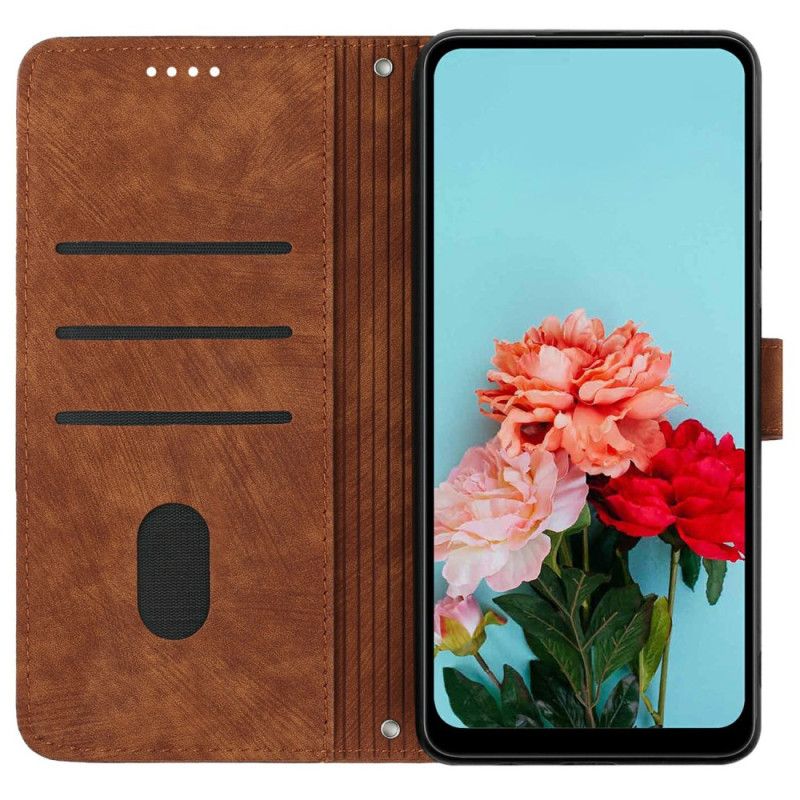 Læder Cover Xiaomi 15 Ultra Telefon Etui Linjedesign
