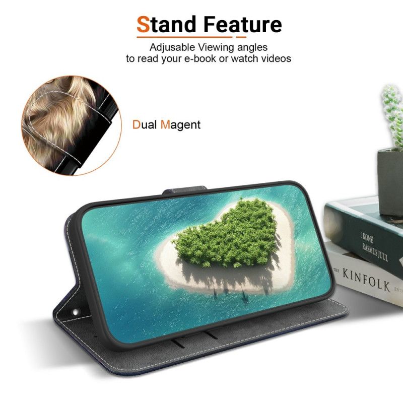 Læder Cover Xiaomi 15 Ultra Telefon Etui Løvehoved