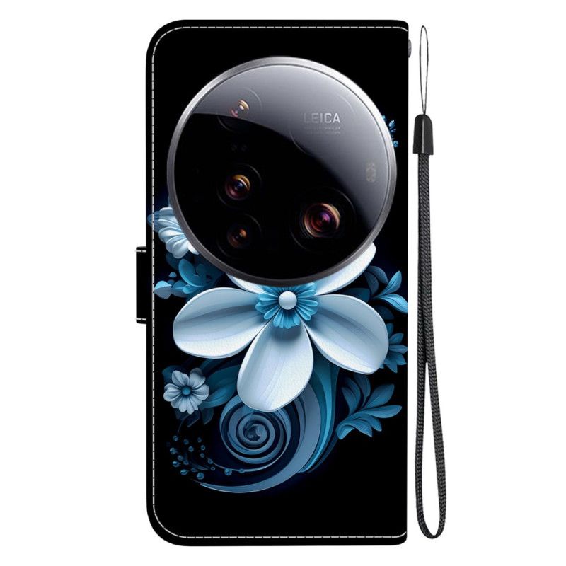 Læder Cover Xiaomi 15 Ultra Telefon Etui Orkidé