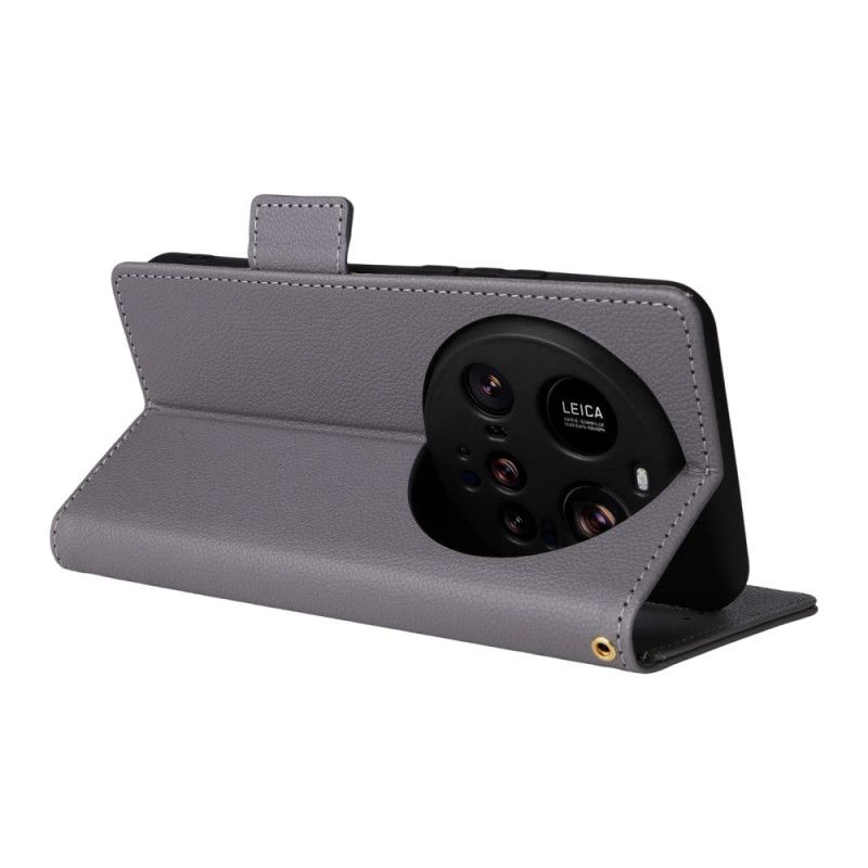 Læder Cover Xiaomi 15 Ultra Telefon Etui Tekstureret Remdesign