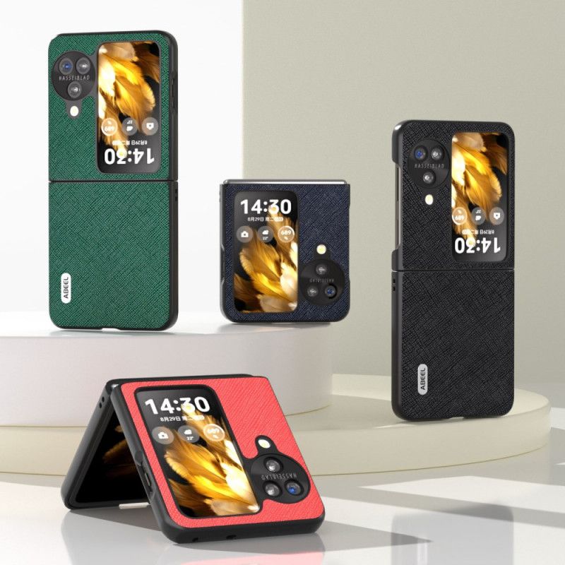 Flip Cover Til Oppo Find N3 Flip Abeel Cross Tekstur