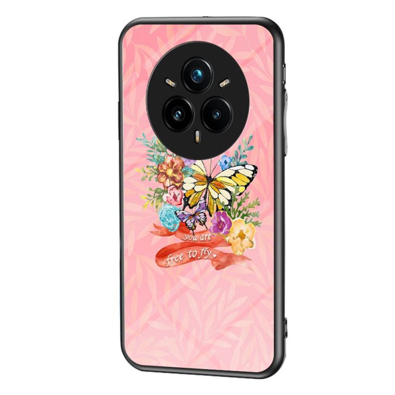 Cover Realme 14 Pro Plus 5g Sommerfugle I Hærdet Glas