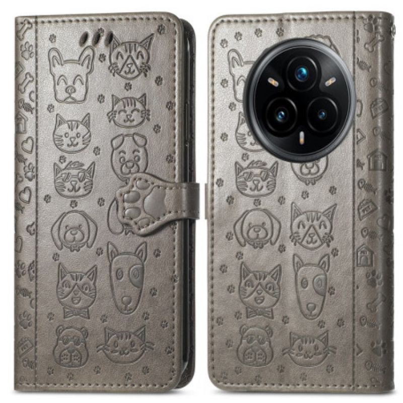 Flip Cover Realme 14 Pro Plus 5g Animerede Dyr