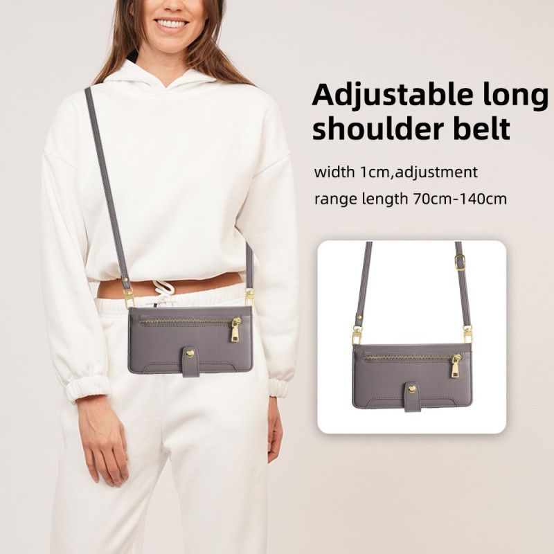 Flip Cover Realme 14 Pro Plus 5g Pung Med Snor Og Skulderrem