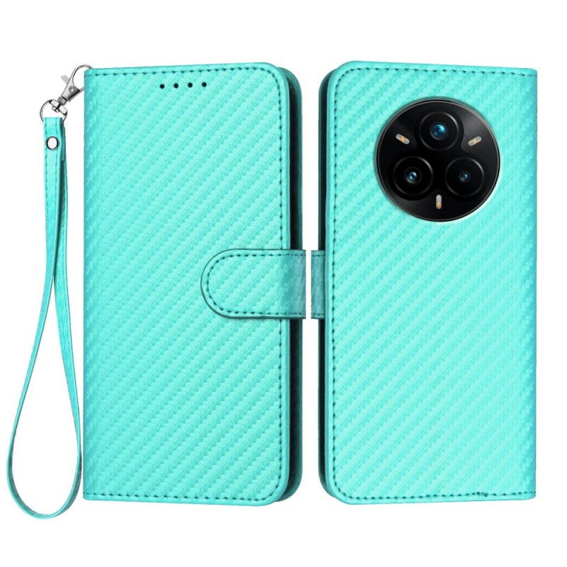 Flip Cover Til Realme 14 Pro Plus 5g Kulfiber Rem