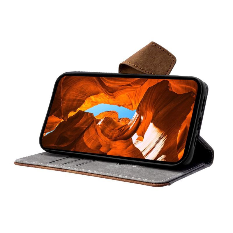 Flip Cover Til Realme 14 Pro Plus 5g Rfid-blokering I Vintage Design