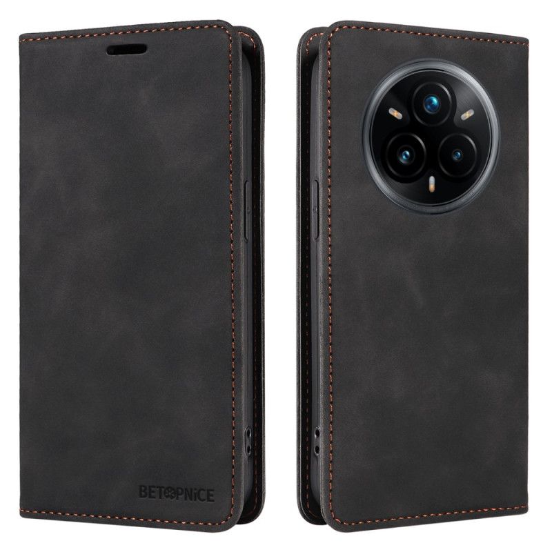 Flip Cover Til Realme 14 Pro Plus 5g Ruskindseffekt Betopnice