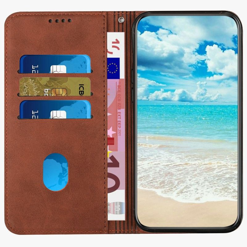 Læder Cover Realme 14 Pro Plus 5g Diamanter Med Ruskindseffekt