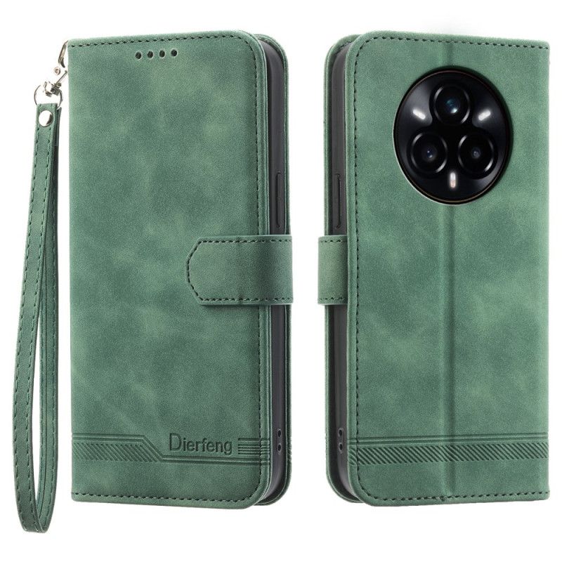 Læder Cover Realme 14 Pro Plus 5g Dierfeng