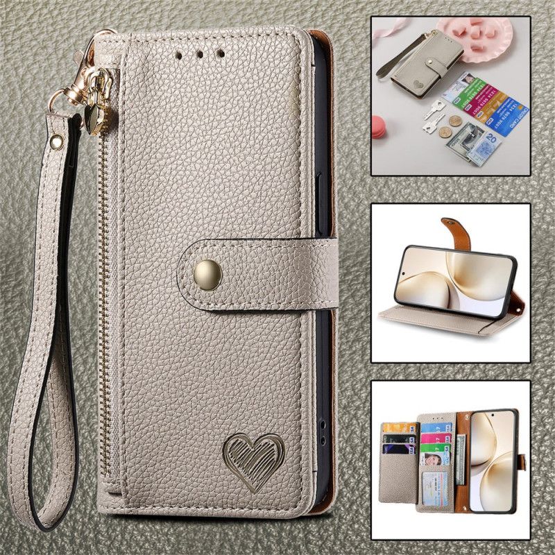 Læder Cover Realme 14 Pro Plus 5g Telefon Etui Møntpung Og Rfid-beskyttelse