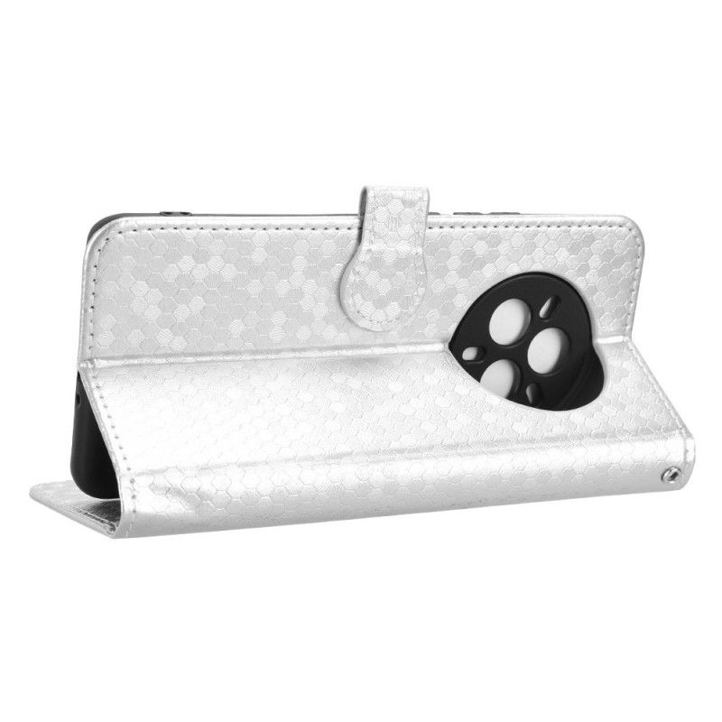 Læder Cover Realme 14 Pro Plus 5g Telefon Etui Skinnende Prikker