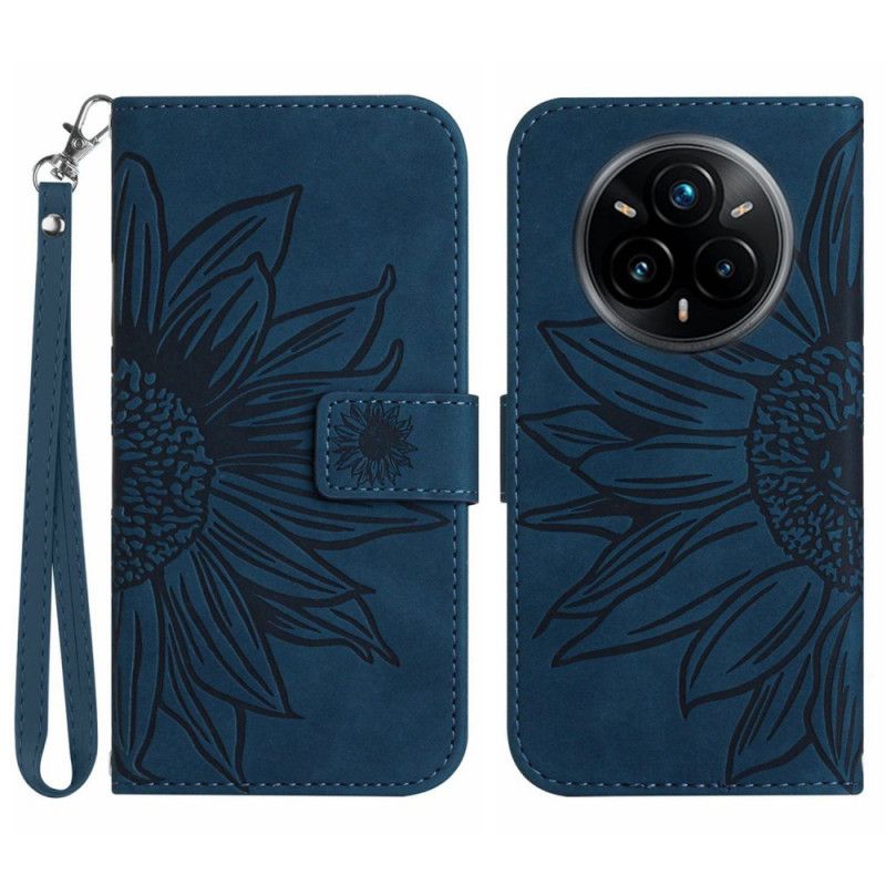 Læder Cover Realme 14 Pro Plus 5g Telefon Etui Solsikkerem