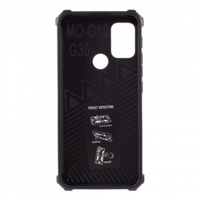 Cover Moto G30 / G10 Bicolor Aftagelig Støtte