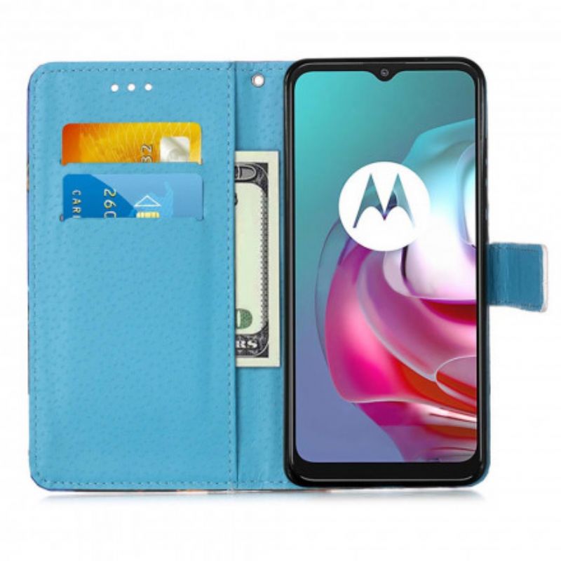 Flip Cover Moto G30 / G10 Elsker The Wave