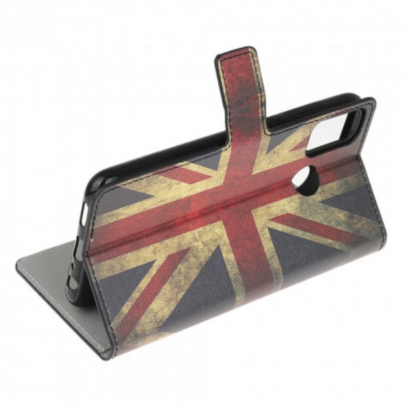 Flip Cover Til Moto G30 / G10 Flag England