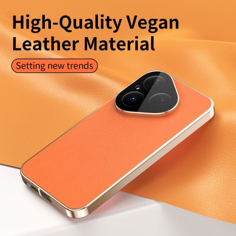 Cover Huawei Pura 80 Læderdesign Og Hærdet Glas Skærmbeskytter