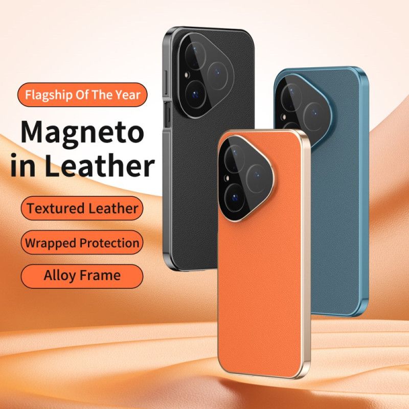 Cover Huawei Pura 80 Læderdesign Og Hærdet Glas Skærmbeskytter