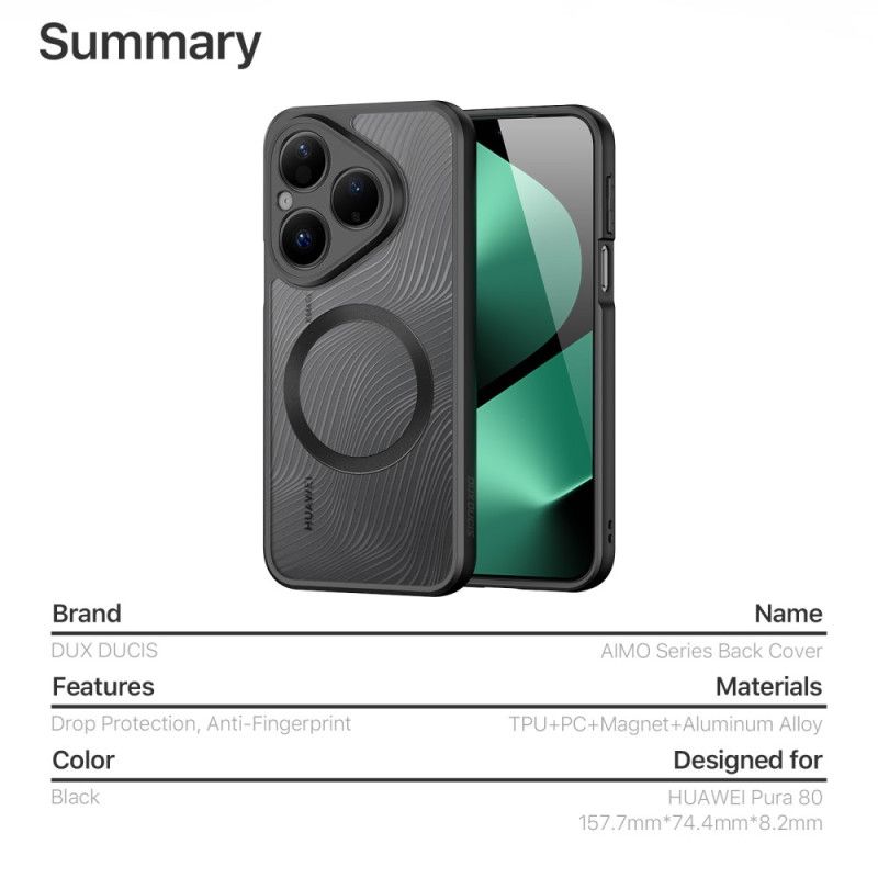 Cover Huawei Pura 80 Magsafe Aimo Series Dux Ducis