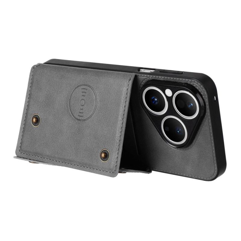 Cover Til Huawei Pura 80 Lædereffekt Kortholder