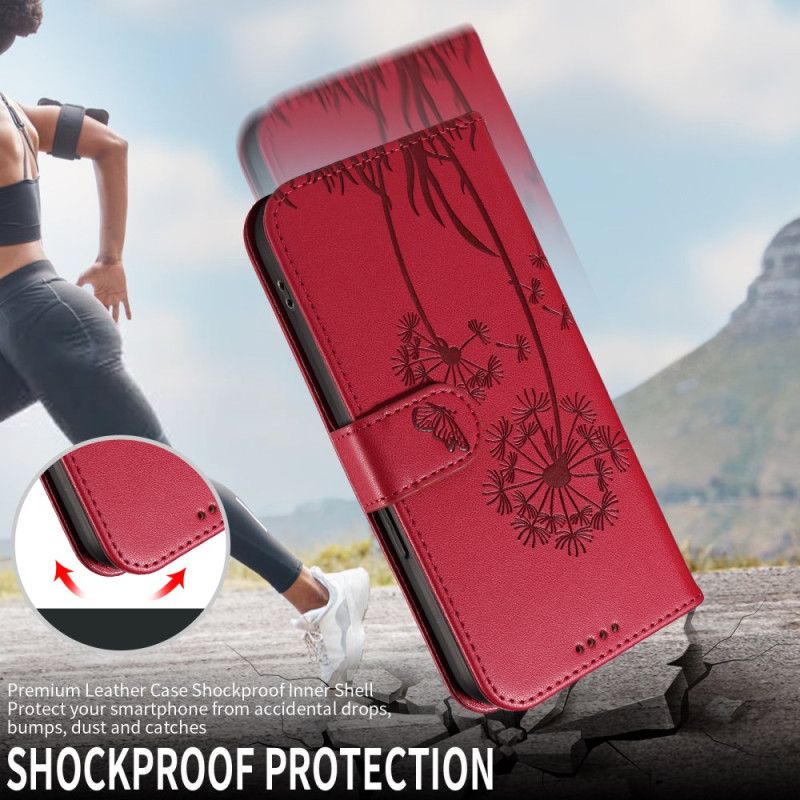 Flip Cover Huawei Pura 80 Mælkebøtte Og Rem