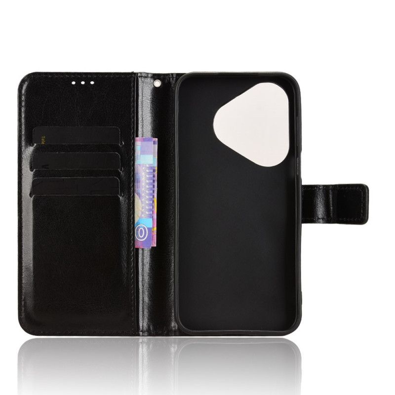 Flip Cover Huawei Pura 80 Prangende Kunstlæder