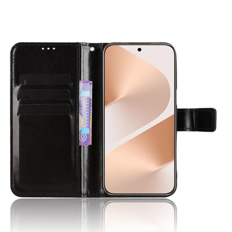 Flip Cover Huawei Pura 80 Prangende Kunstlæder