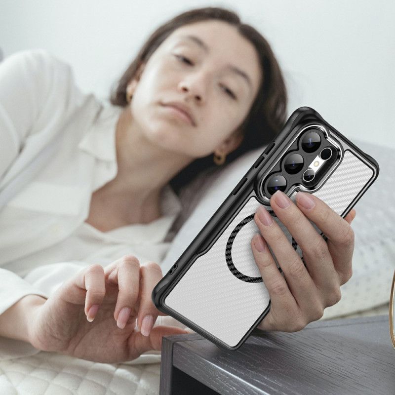 Cover Samsung Galaxy S26 Ultra Magsafe Hybrid Protection Kulfibertekstur